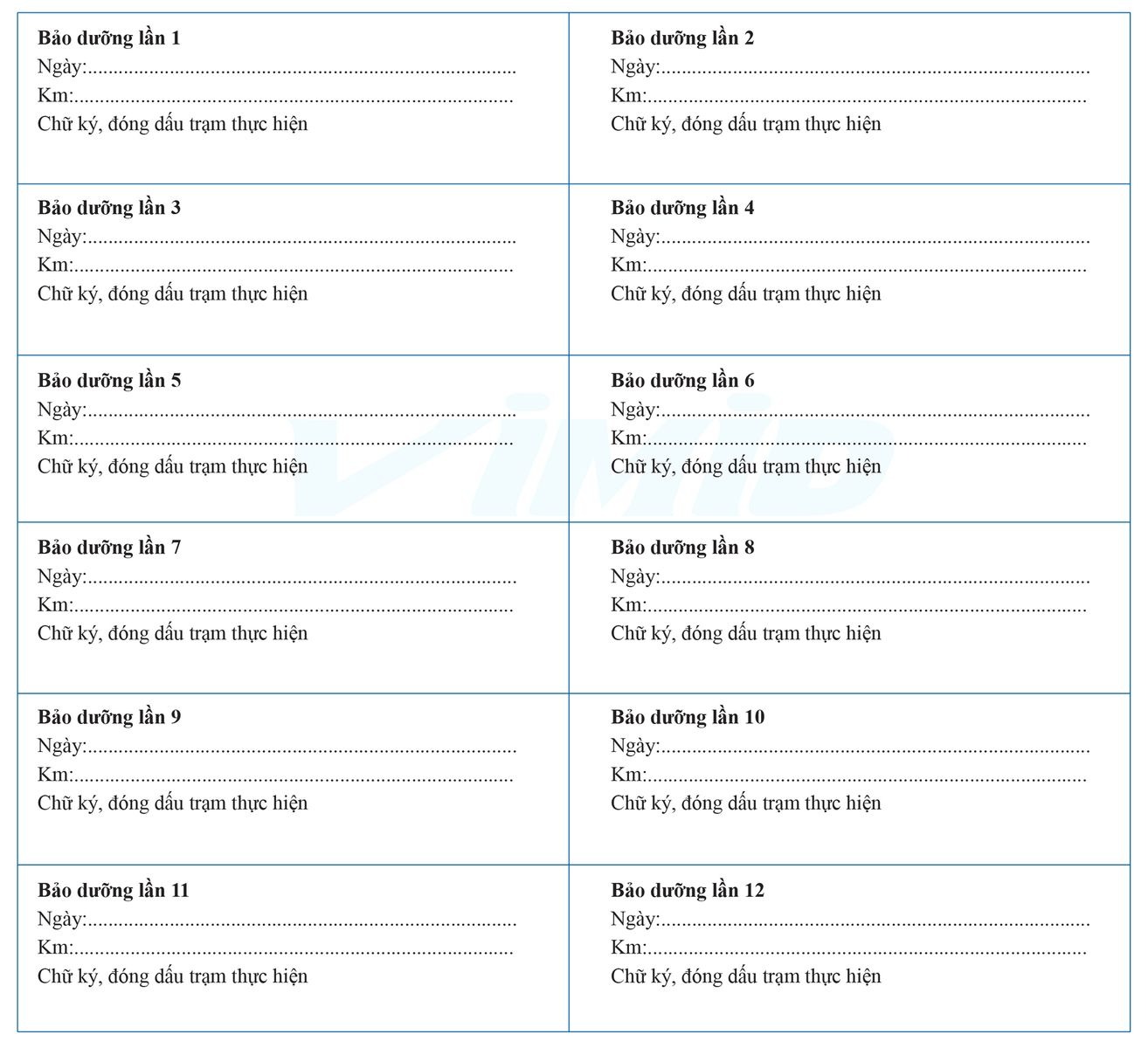 nhat ky bao duong 20240529072013 - Xe Tải HOWO Miền Tây