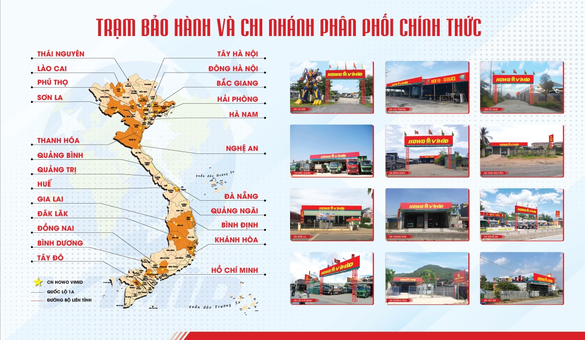 he thong chuoi tram vimid 1 - Xe Tải HOWO Miền Tây