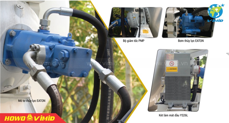 he thong thuy luc xe tron h3 130 - Xe Tải HOWO Miền Tây