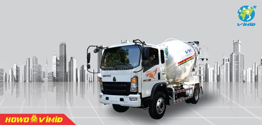xe tron h3 130 5m3 - Xe Tải HOWO Miền Tây